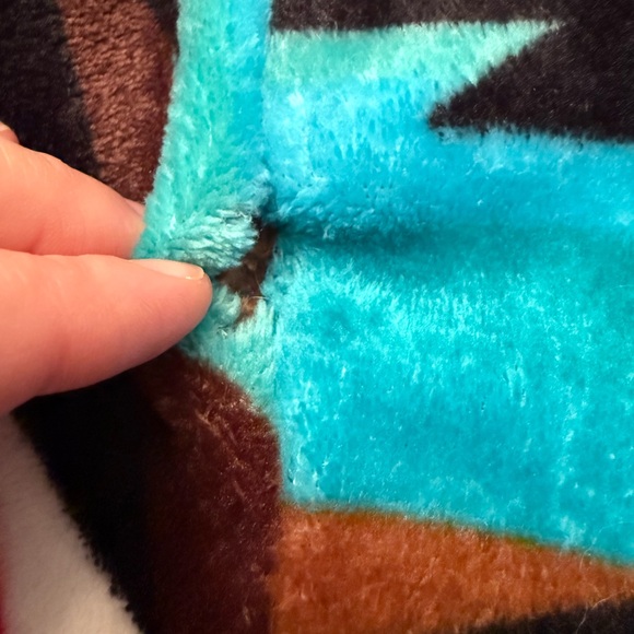 Aztec Patterned Fleece Jacket - Picture 8 of 8